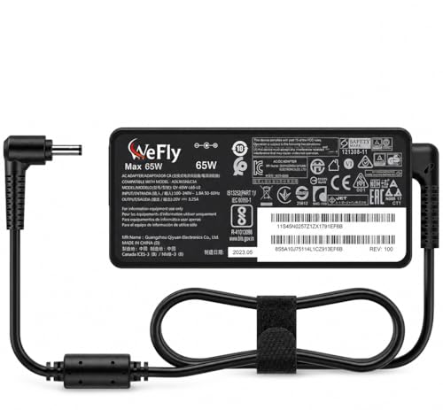 65W Charger Fit for Lenovo Laptop ideapad 1 3 5, Slim 3 5 7, S340...