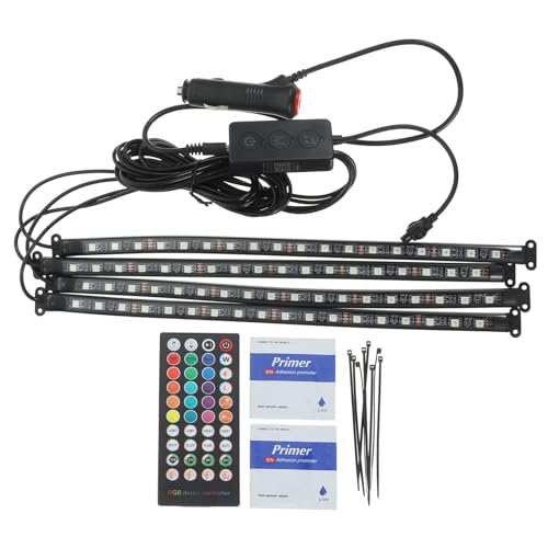 PRETYZOOM Luz LED De Tira para Iluminación Interior Multicolor con Kit De Luces Decorativas para Autos Leds Ajustables para Ambiente