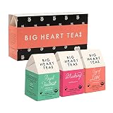Big Heart Tea Co. Floral Tea Bags Gift Set - Certified Organic, Ayurvedic Herbal Tea - Small Batch G