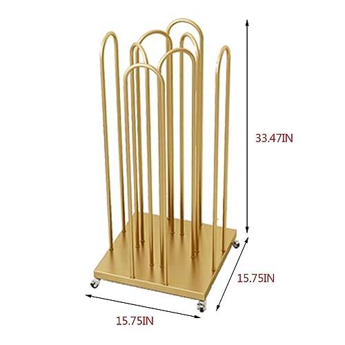 Apilador ajustable 4 en 1 móvil de 40x40 cm para lavandería 8