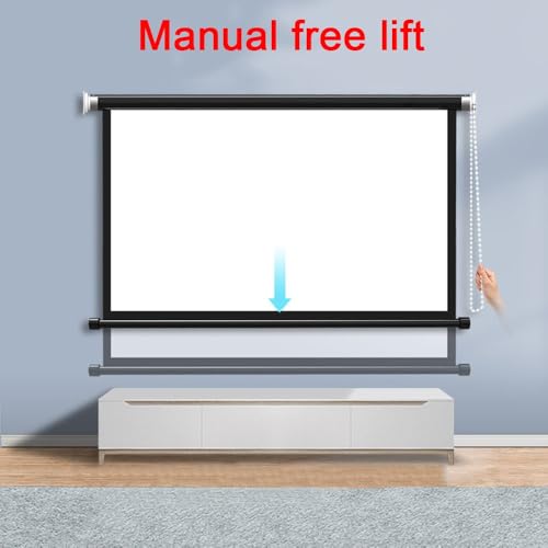 Pantalla de proyección retráctil 72 pulgadas 4:3 miniatura 2
