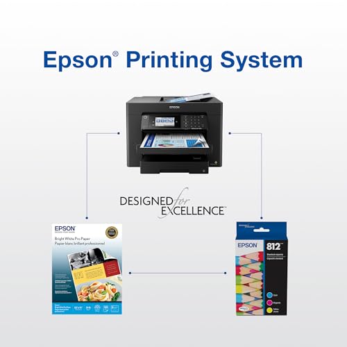 Image of Epson 812XL Genuine High Capacity 4-Pack Ink Cartridge Combo T812XL-XCS