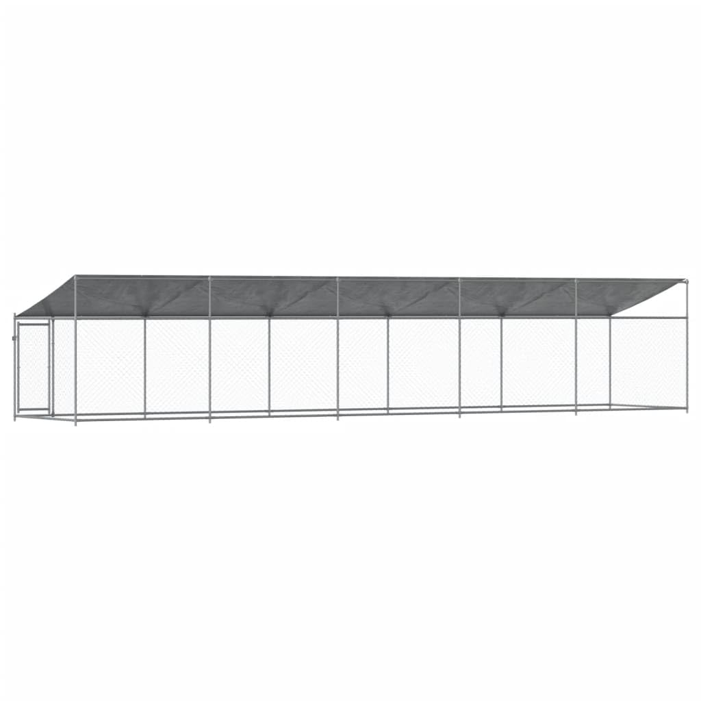 Freilaufgehege Für Hühner XXL – 4x2x2 M, Verzinkter Stahl, Mit Sonnenschutzdach Und Tür – Stabiler Hühnerstall Für Den Garten