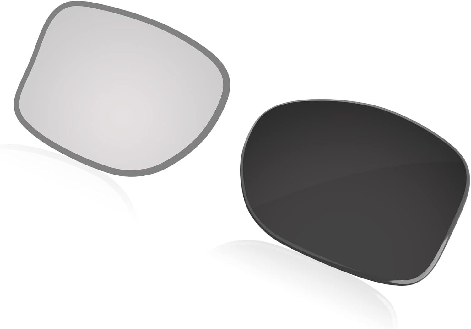 1.8MM Polycarbonate Replacement Lenses for Oakley Gauge 8 L OO4124-62mm Sunglass - Adapt Grey Photochromic