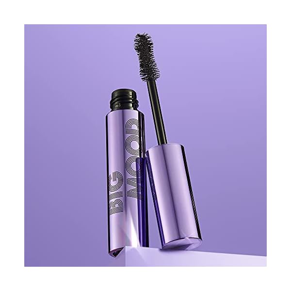e.l.f. Big Mood Mascara, Instantly Creates Long-Lasting, Bold & Lifted, Voluminous Lashes, Infused with Jojoba Wax, Black, 0.30 fl Oz
