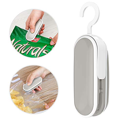 Mini Bag Sealer, Handheld Heat Sealer, 2 in 1 Heat Sealer and Cutter