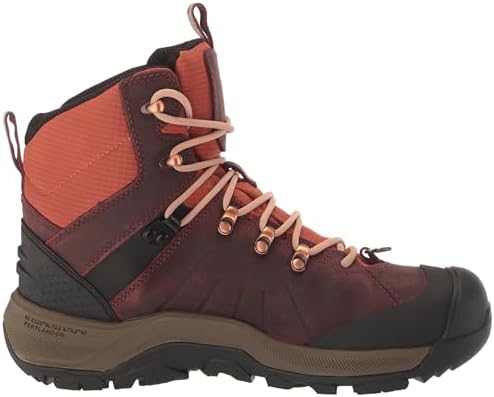 KEEN Women's Revel 4 Mid Height Polar Insulated Waterproof Snow Boots, Andorra/Safari, 9 | Image 5