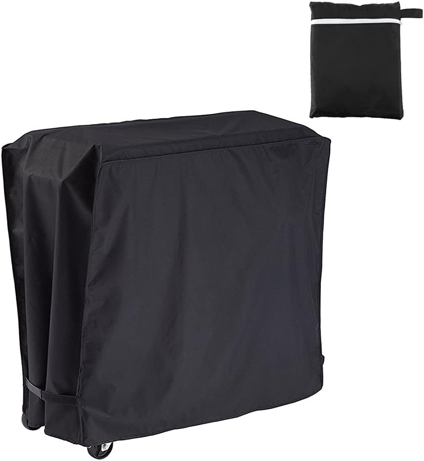 Black Cooler Cover Universal Waterproof Long-lasting Rolling Cooler Patio Cooler Cover Protection for Outdoor Beverage Cart Rolling Ice Chest Party Cooler