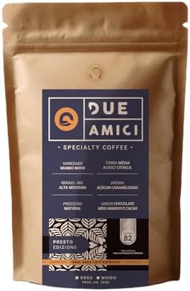 Café Especial Due Amici - Edição Presto | Chocolate Meio Amargo e...