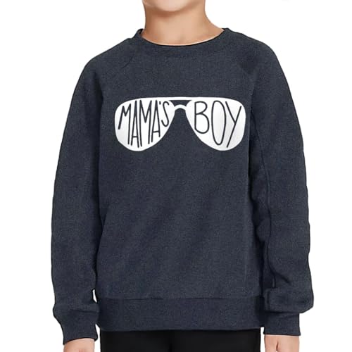 Mama's Boy Sunglasses Toddler Raglan Sweatshirt - Quote Designs for Boys - Mama's Boy Clothing2