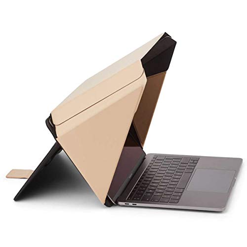 NEW Technology Made from Organic Materials  Laptop Sun Shade Privacy CoverHood for most 15-16 Beige  Universal  Only Cover Providing Complete Privacy and Sun Protection  Patent No D790551