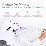 Nourished Bodynskin LED Light Therapy Face & Neck Mask - Facial Skin Care Device - 7 Colors Red & Blue - Rejuvenation, Anti-aging Product for Wrinkles - Image 6