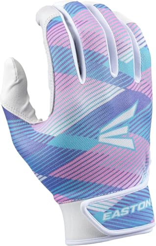 Easton | MOXIE Youth Batting Gloves | White/Pink | TBall - image 2