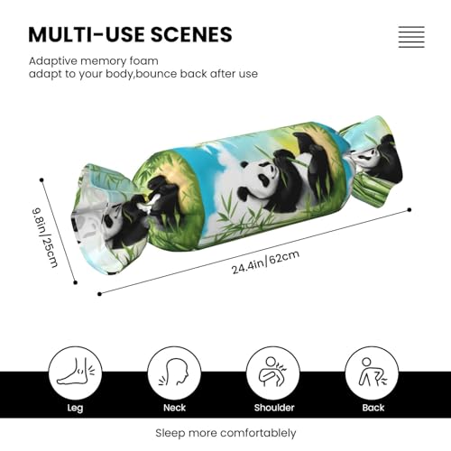 Almohada de espuma viscoelástica tamaño único negro miniatura 3