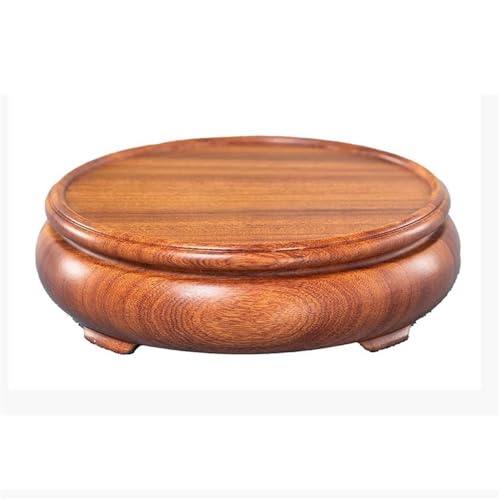 Soporte de madera para macetas pequeñas y base de lámpara de mesa 2