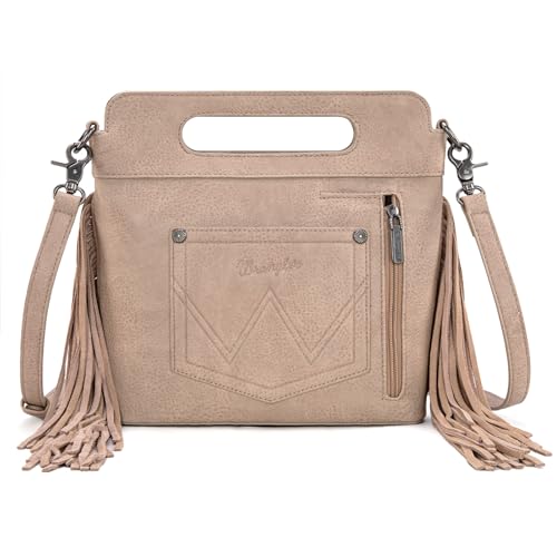 Wrangler Western Fringe Top Handle Crossbody Bag with Wallet for Women3
