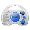 Hahhhha Doucheradio – SY-910 Upgarde 5 Niveau Waterdichte AM FM Compacte Douche Radio Ingebouwde Luidspreker Audio, Thuis Badkamer Relax Accessoires Draadloze Mediaspeler (Blauw)