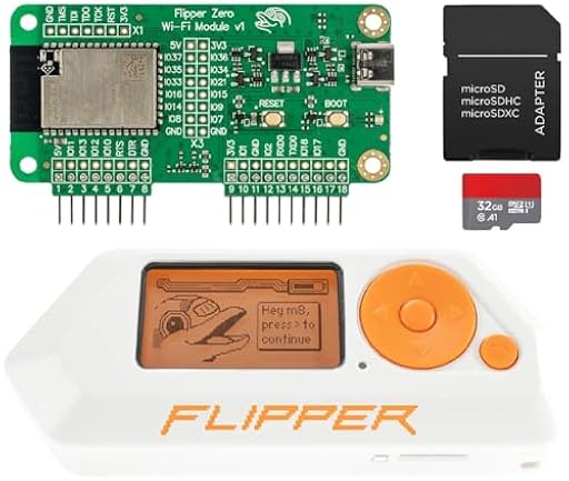 Kit WiFi Flipper Zero - Flipper Zero | Tarjeta de Desarrollo WiFi | Tarjeta MicroSD de 32GB | Adaptador MicroSD a SD | Ya disponible en tu tienda friki favorita! En mundofriki.es!