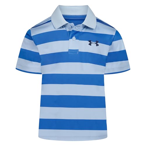 Image of Under Armour Boys' Matchplay Short Sleeve Golf Polo, Lightweight Performance Stretch, Logo Detailing