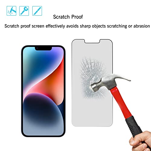 image for Ailun 2 Pack Privacy Screen Protector for iPhone 14[6.1 inch] + 2 Pack