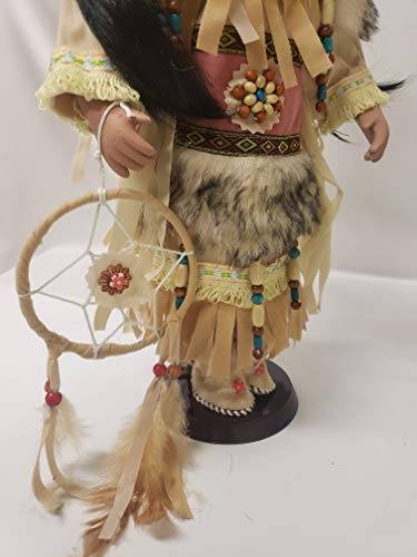16" Collectible Native American Indian Porcelain Doll (Ayasia) D16665 #TOP3