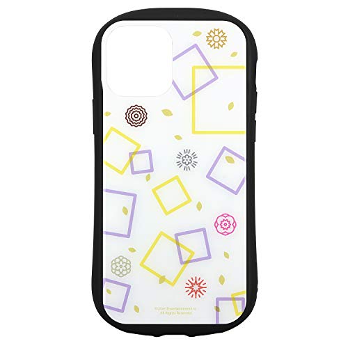 グルマンディーズ バンダイ A3! iPhone12/12 Pro(6.1インチ)対応 ハイブリッドガラスケース 秋組 AAA-09C ホワイト