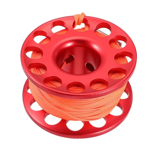 balacoo Water Diving Equipment Buoy Reel -Winder Scuba Spool Reel Snap Clip Aluminum Alloy