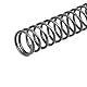 sourcing map 2stk. Druckfedern Druckfeder Spiralfeder Stahlfeder Kompression Kabelfeder Industrie Manganstahl Schwarz 1,2mmx12mmx305mm
