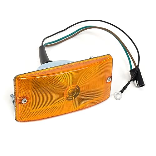Turn Signal Parking Light Assembly With Amber Lens Fits LH or RH For Ford F-100 Pickup Truck 1959-1964