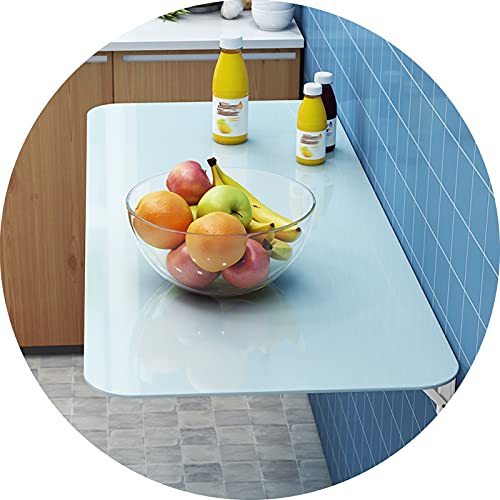 Table de cuisine murale pliante anti-rayures pour libérer l'espace au sol
