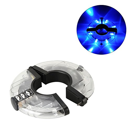 WINOMO Bicycle LED Wheel Hub Spoke Light Bike Warning Light Magic String Tire Accessories Rim Lights (Blue)