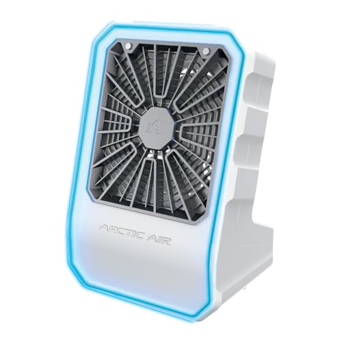 Arctic Air Outdoor Evaporative Cooler, Portable & Ultra-Quiet Air Cooler with 4 Fan Speeds, USB...