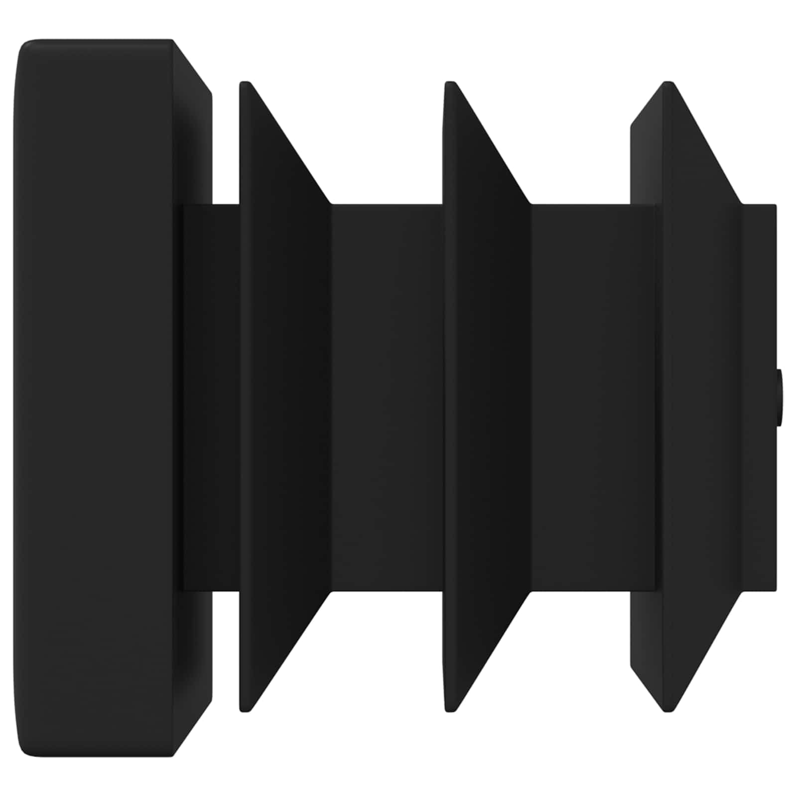 vidaXL Tapas de Finalización 10909 uds. Negro 15 x 15 x 15 mm PP