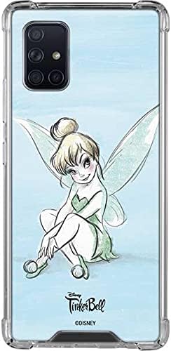 Skinit Clear Phone Case Compatible with Galaxy A71 5G - Officially Licensed Disney Tinker Bell Sketch Art Design