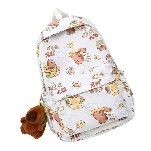 Mochila de viaje para estudiantes de secundaria con estética japonesa minimalista