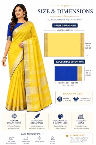 Image of HAIDER ALI AND SONS Grey Cotton Linen Saree for Women | Soft Linen Slub Blend Saree with Running Blouse Piece | Lightweight Handloom Style Saree | Office, Casual, Party & Festival Wear 