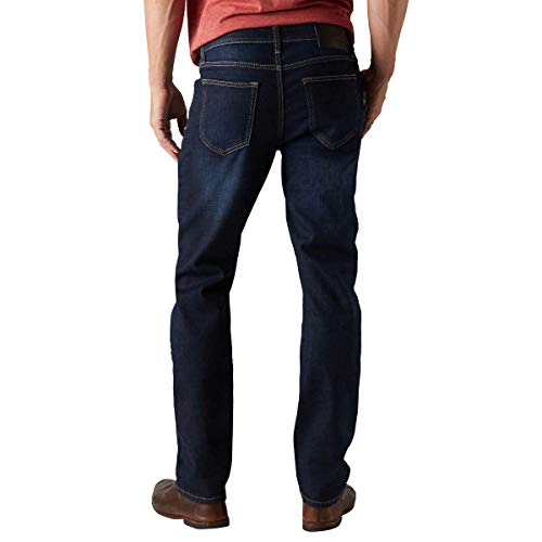 Weatherproof Vintage 1948 Fleece-Lined Jeans Classic Straight Leg (Dark Blue, 38 x 34)2