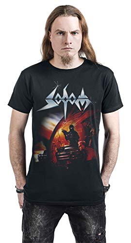 Sodom Agent Orange Uomo T-Shirt Nero S 100% Cotone...