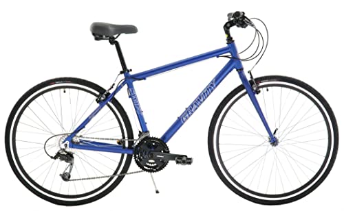 Gravity Swift 24 Dlx 24-Speed Hybrid Bike 20" Men’s Blue
