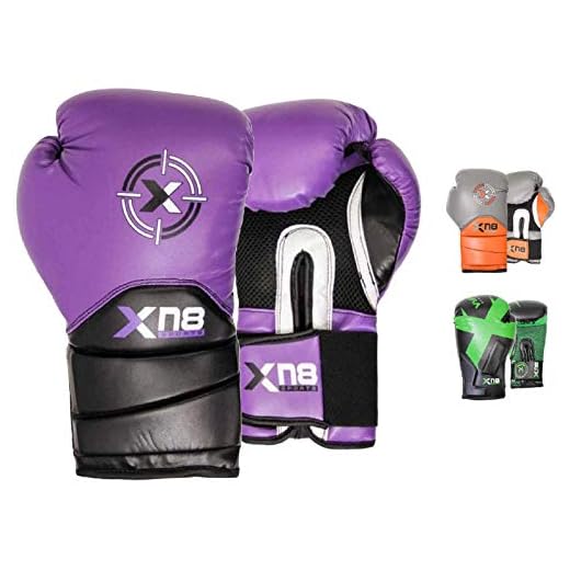 XN8 Boxhandschuhe für Muay Thai Sparring Kickboxen Sandsack Boxhandschuhe MMA Kampfsport Training Kickboxhandschuhe für Männer und Frauen 10 12 14 16oz