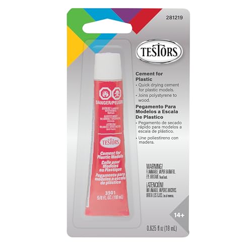 Testors Cemento para plástico 0.625 Fl Oz miniatura 1