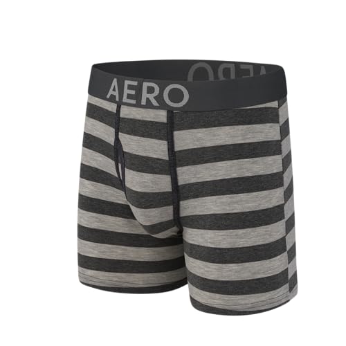 Aeropostale Mens Boxer Briefs- 4 Pack Cotton Stretch Boxer Briefs Underwear2