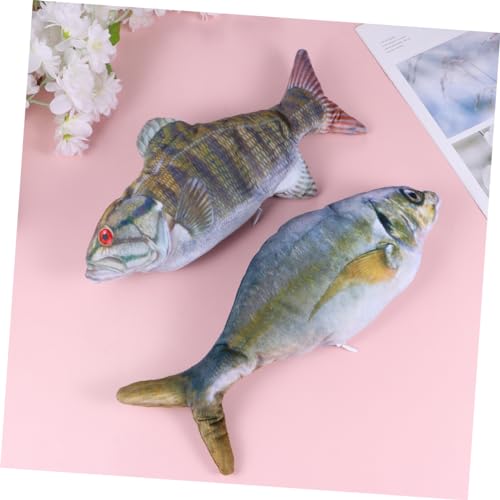 FOMIYES 6 Peças Passeio Elétrico De Peixe Interativo Em Brinquedos Brinquedos De Catnip De Peixe Gat