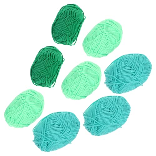 El Mejor Listado de Rollos de hebras los 10 mejores. 42 ifundom Hilo de Lana 8 Rollos Hebras para Tejer de Verde Duradero Decoloración Color Aleatorio Adecuado para Amantes del Tejido y Costura