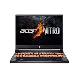 Acer Nitro V16 (ANV16-41-R961) Gaming Laptop | 16″ IPS 165Hz Display | AMD Ryzen 7 8845HS | 16 GB RAM | 1 TB SSD | NVIDIA GeForce RTX 4060 | Windows 11 | QWERTZ Tastatur | schwarz