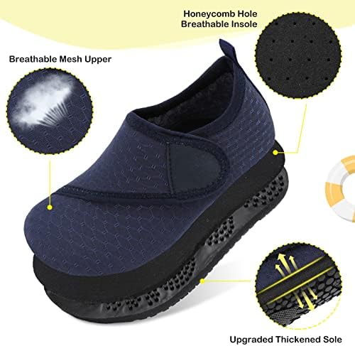 JOINFREE Toddler Water Shoes Baby Girls Boys Swim Beach Shoes Baby Barefoot Aqua Socks Kids Non-Slip Water Socks 2 41uWng+edQL. AC