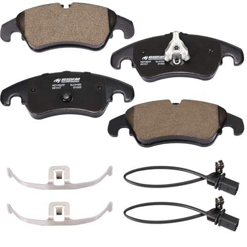 Image of D1818 Front Ceramic Brake Pads Kit Fit For Audi A4 2009-2016, For A4 Quattro 2009-2016, For A4 allroad 2013-2016, For A5 2008-2016, For A5 Quattro 2008-2017, For A6 2012-2016