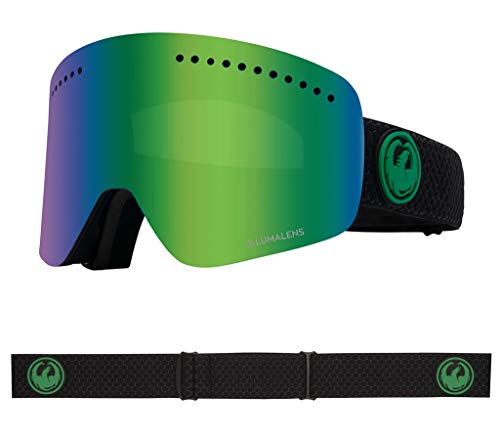 Dragon Alliance Green/Split LL Amber Goggles, Black