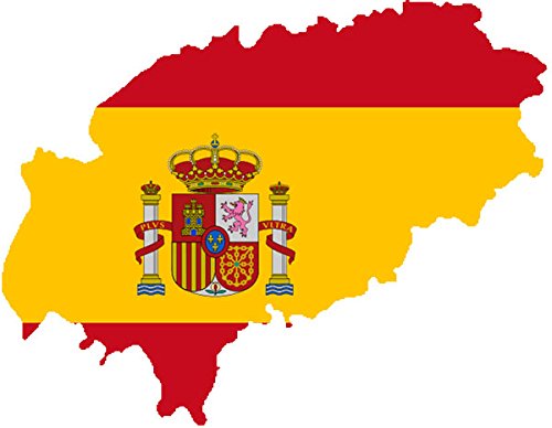 Vinilo Adhesivo para el coche o la moto " IBIZA " Isla española Sticker Pegatina sin fondo (ca 11 cm)