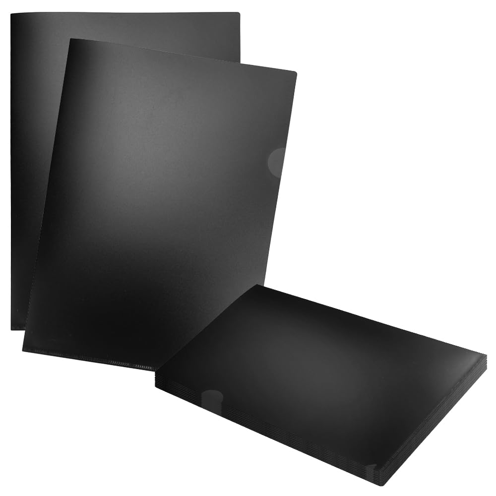Amazon | 【完全不透明ファイル 情報守ります！】 黒い クリアファイル